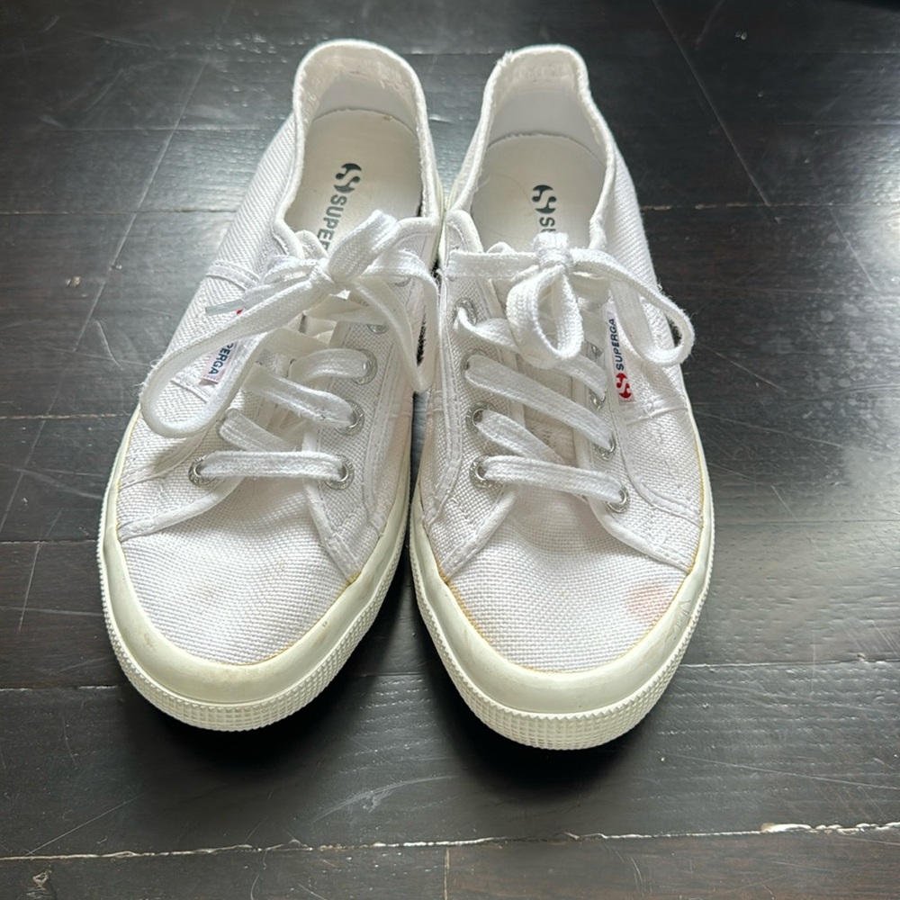 White Superga size 37
